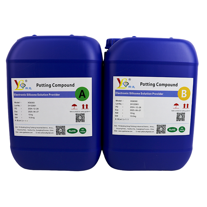Two-component dielectric insulating silicone gel XG-6300 SG